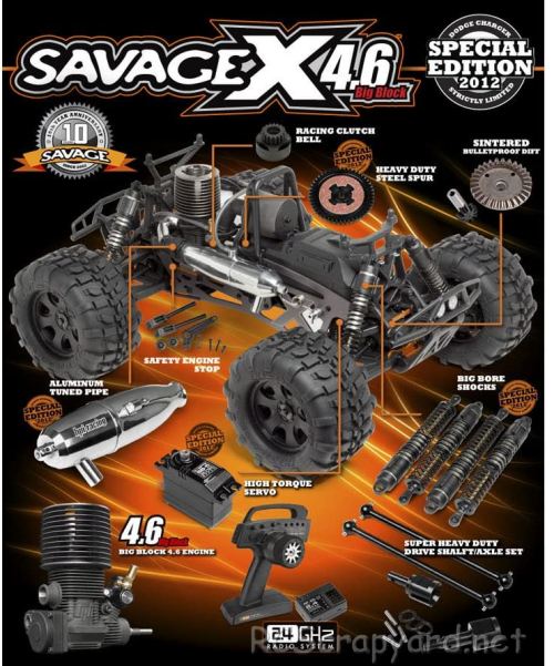 HPI Savage X 4.6 Special Edition Chassis